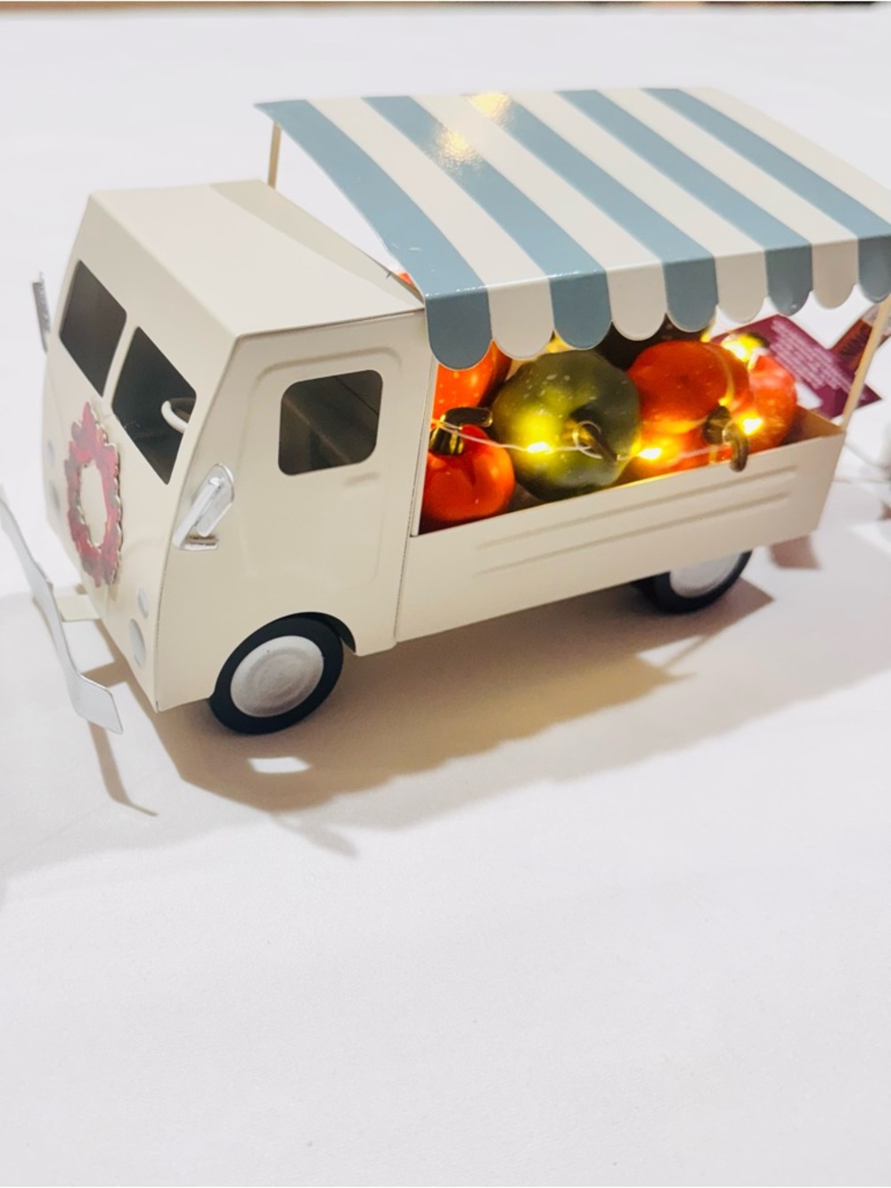 Celebrate Together™ Fall Metal LED Pumpkin Truck Stripe Canopy LED Illumination